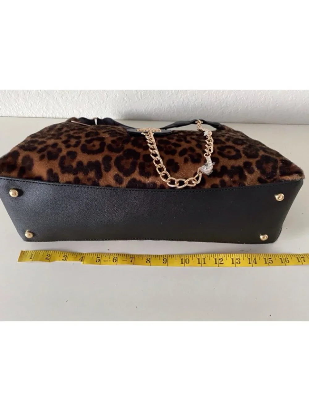 Juicy Couture Juicy Royal Crest Large Hobo/Coho Natural Leopard Print VIRAL NEW